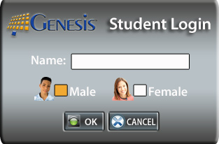 Genesis Student Login Window